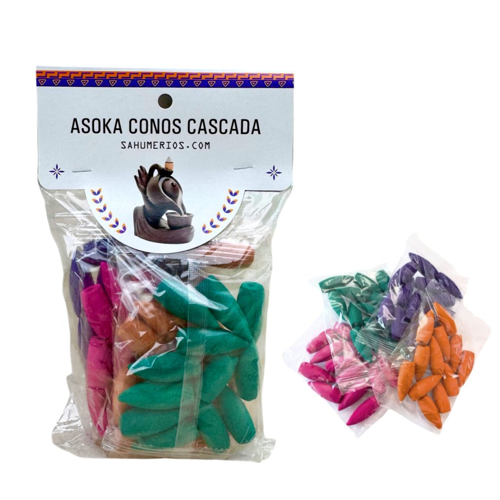 Conos Cascada Asoka Conos cascada surtidos 48u (100g) 4 aromas