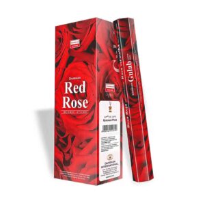 Sahumerios Hexagonales rosa roja