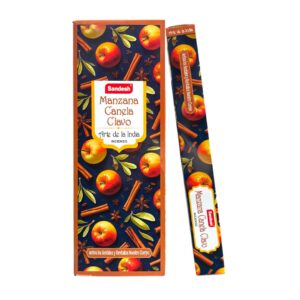 Sahumerios Sandesh square manzana con canela