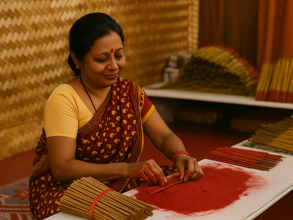 El arte detras de los sahumerios artesanales de la India